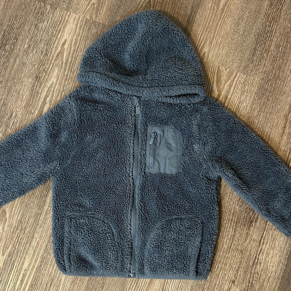 Old Navy Kids Sherpa Jacket in Gray